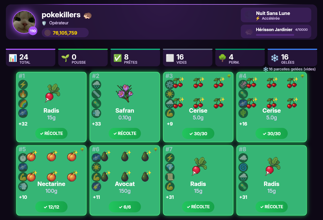 Aperçu du jardin Anistia